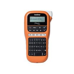Stampante per etichette Brother pte110g1 arancione, nera