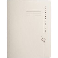 Carpeta con clip djois secolor paperwise cartón crema