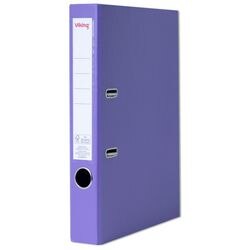 Ordner viking a4 50 mm cartón, pp (polipropileno) morado 2 anillas 1 pieza