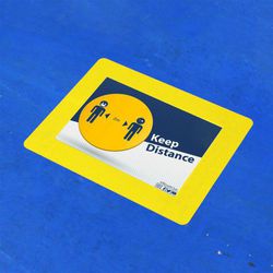 Cinta para marcar suelos djois 197624 PVC amarillo