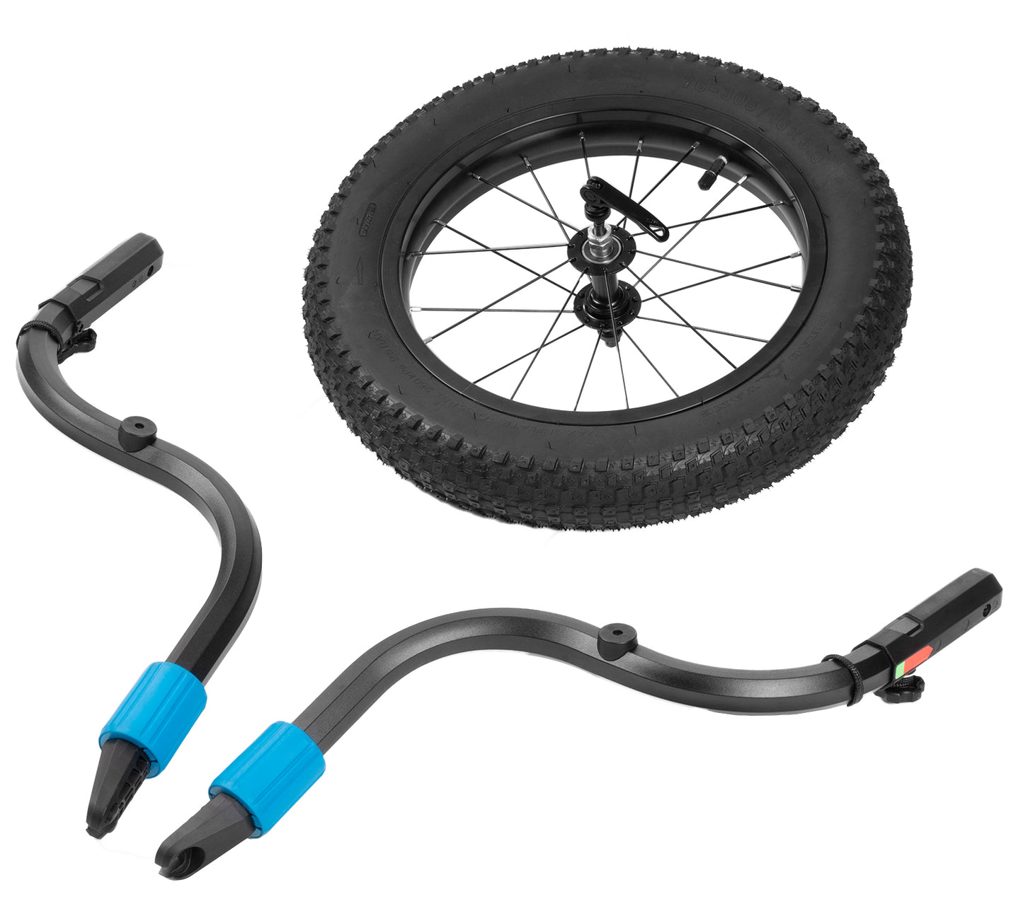 Kit pareggiatore Cube Fat Wheel per rimorchio bici doppio