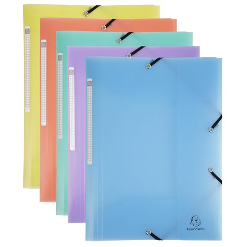 Carpeta 3 solapas gama colores exacompta 55170e pp
