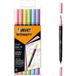 Ty pennarello bic intensi pk6 fronte-retro pk6