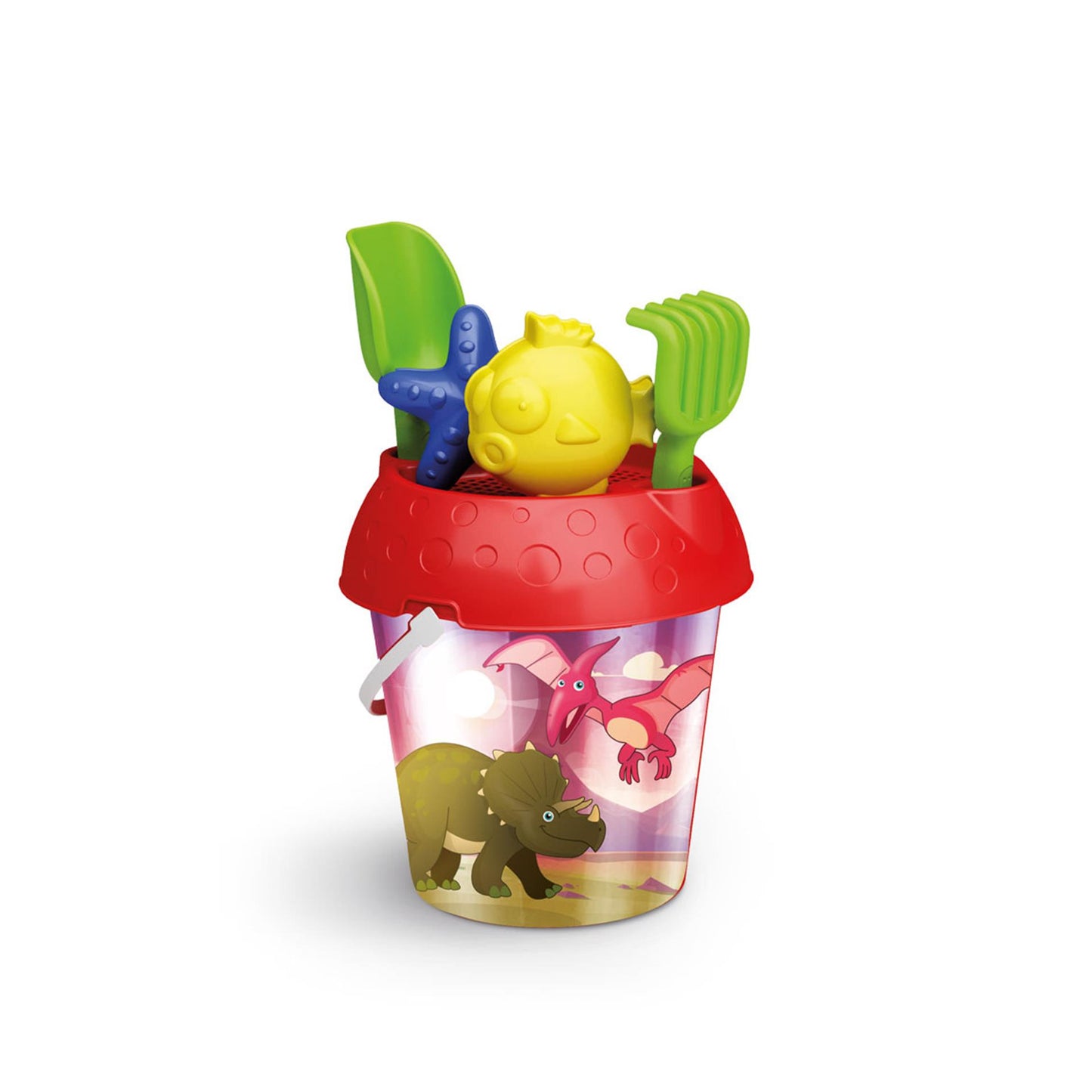 Set secchiello olografico dinosauro Adriatico con forme