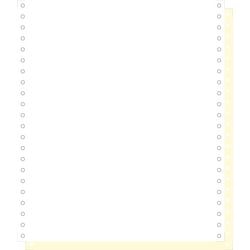 Papel continuo para ordenador exacompta 24 x 28 cm 70 g m² amarillo, blanco 1000 hojas