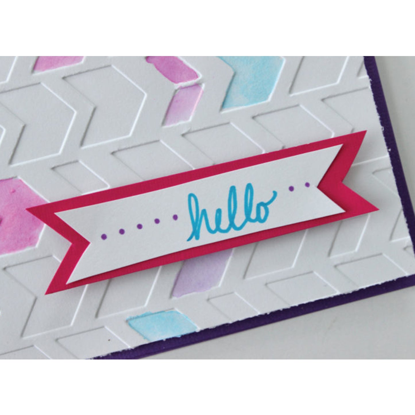 Darice • modello di goffratura chevron tribale