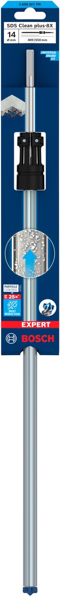 Taladro percutor bosch expert sds clean plus-8x 14 x 400 x 550
