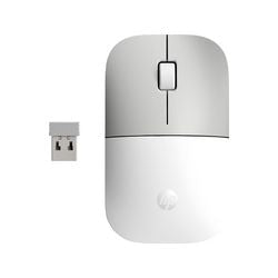 Ratón hp 171d8aa#abb inalámbrico blanco, plateado