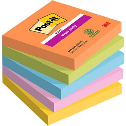 Notas super adhesivas post-it boost colores surtido 90 hojas