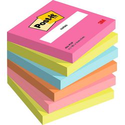 Notas adhesivas post-it pop 76 colores surtido 100 hojas