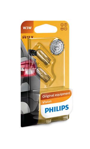 Lampada Philips 12v 3w base a cuneo (u)