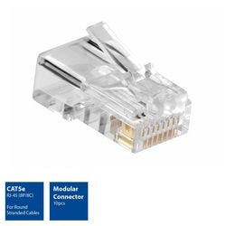 ACT MODULAR CAT5E RJ-45 CONECTOR (10 piezas), tirolesa