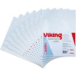 Showtassen viking a4 23 gaten 80 microns transparant pak 50 stuks