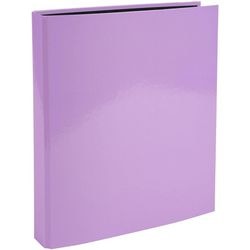 Raccoglitore ad anelli exacompta acquerello 51565e cartonato rivestito con pellic pap malva