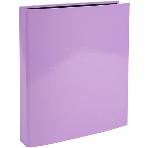 Raccoglitore ad anelli exacompta acquerello 51565e cartonato rivestito con pellic pap malva