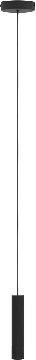 Lampada a sospensione Eglo almudaina - LED - ø 4 cm - nera - dimmerabile - acciaio