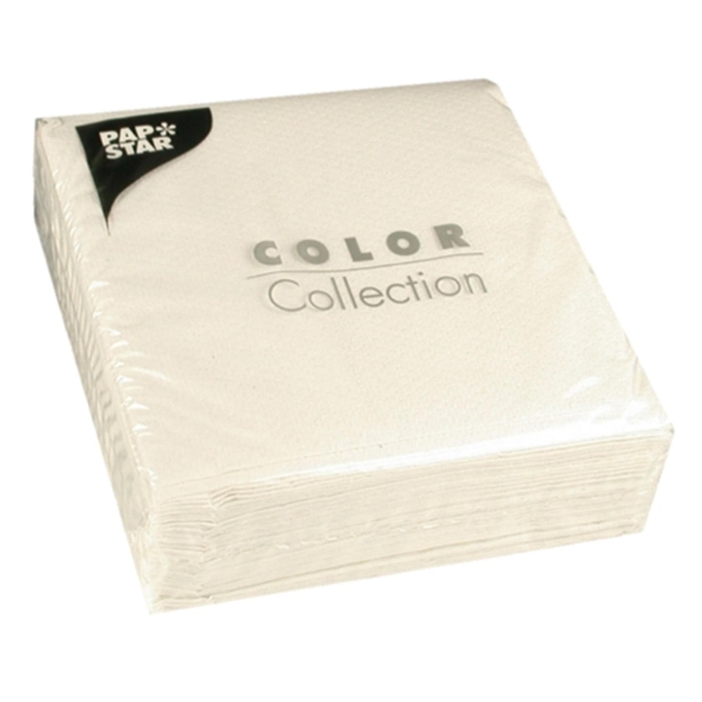 Papstar 100 servilletas 33x33 blanco