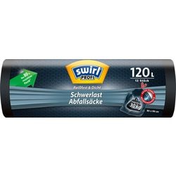 Sacco della spazzatura swirl 120 l con chiusura posteriore