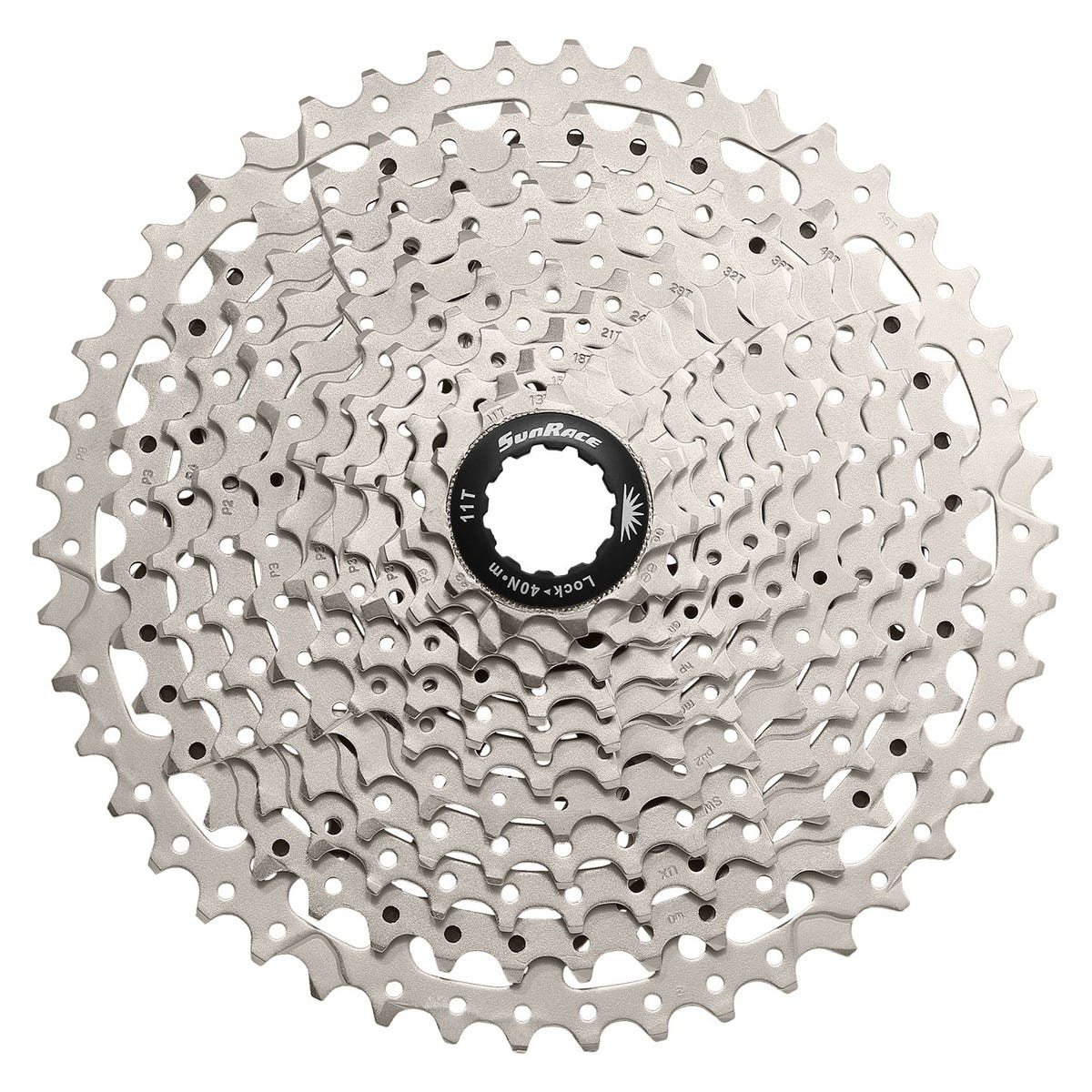 Sunrace CSMS8 Cassette 11 Velocidad 11-40T. plata