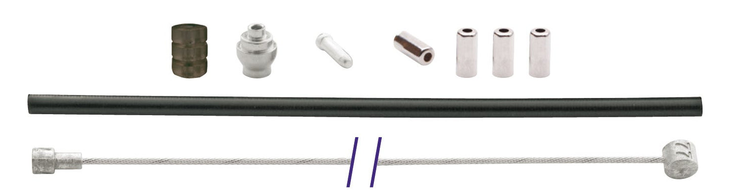 Set cavi Cordo set cavi freno universale nero 170 cm 225 cm + parti universali