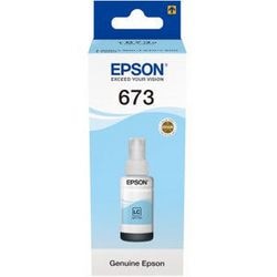 Tinta epson c13t67354a t6735 cian claro