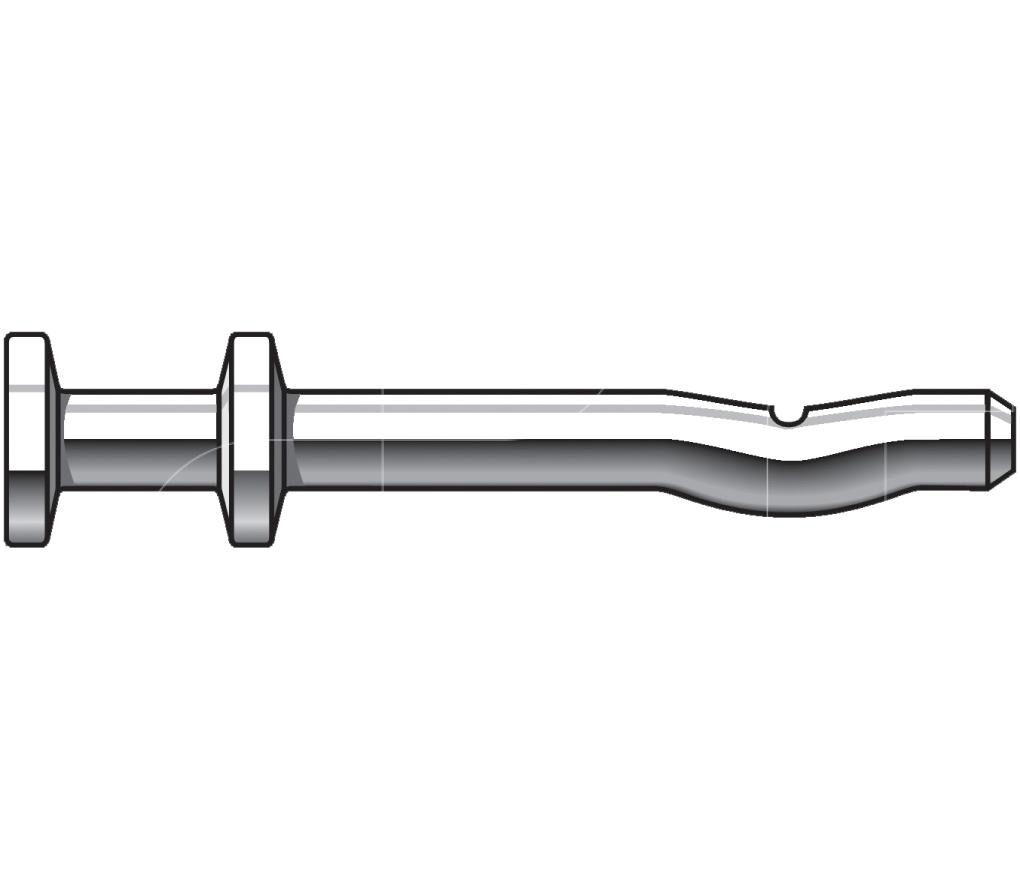 Accessori Dewalt picchetto 5mm x 70mm ancoraggio zincato (100 pezzi) - dfm3110160