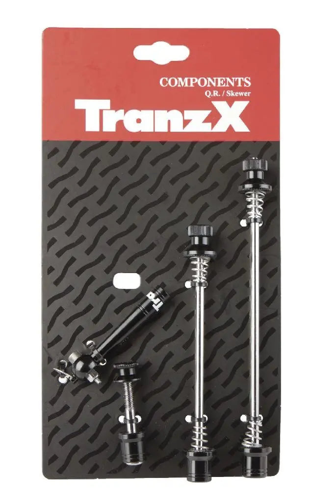 TranzX - Sgancio rapido per mozzo posteriore + reggisella argento