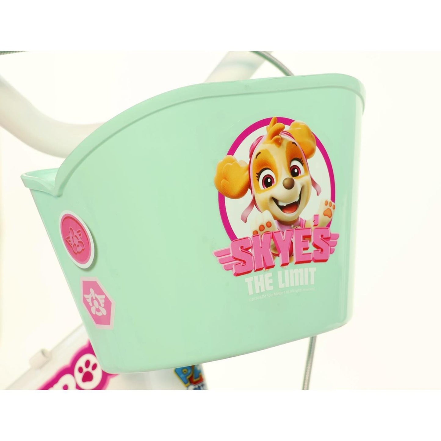 Nickelodeon Paw Patrol Skye 12 pollici 21 cm ragazze attraverso il rosa bianco