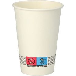 Bicchieri monouso papstar 180 ml bianchi 100 pezzi