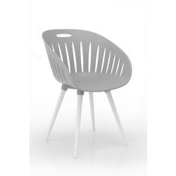 Silla de jardín topstar gris 570 mm x 540 mm x 810 mm