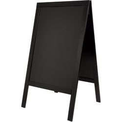 Señal de pavimento negro pacb-135-blk deflecto