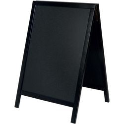Cartello stradale nero pacb-85-blk deflecto
