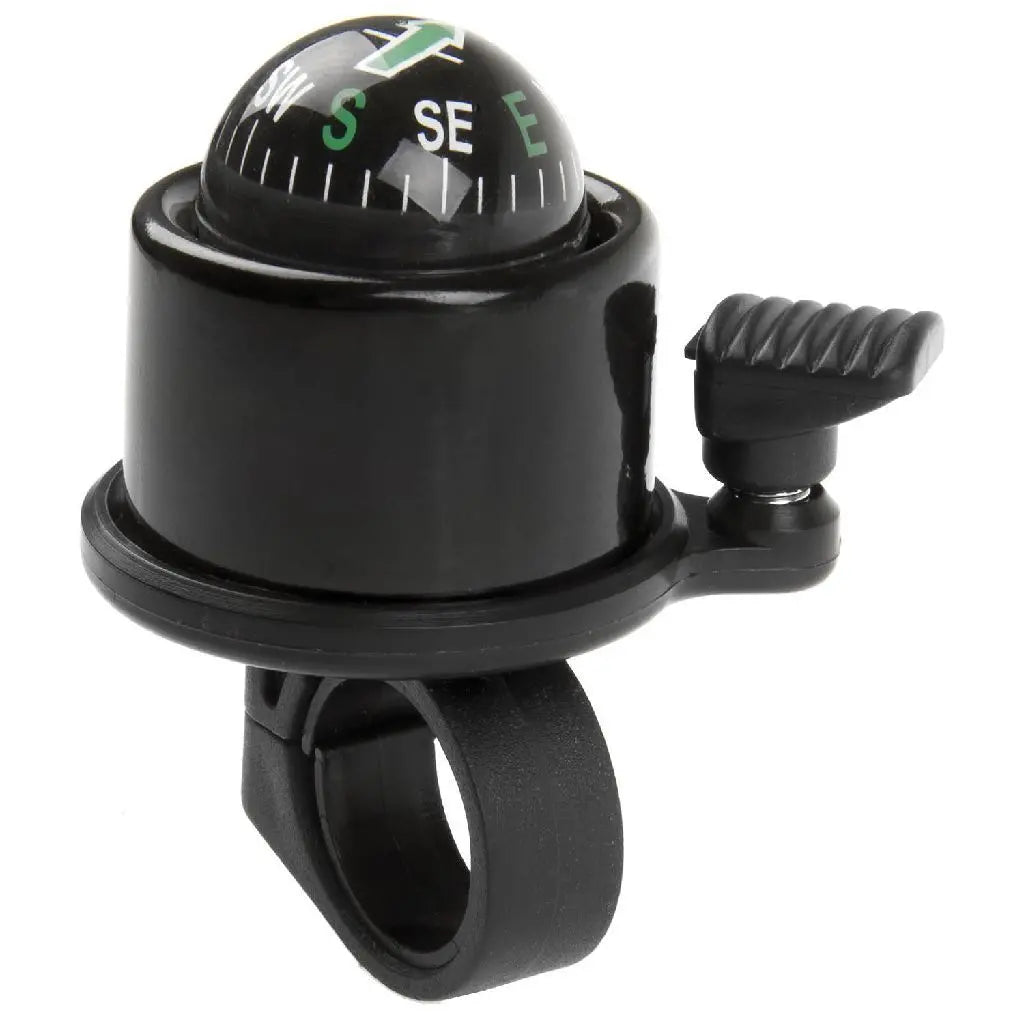 Falkx Bicycle Bell con bussola 34 mm 360 ° nero