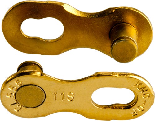 KMC MISSING LINK 11R TI -N Gold 5,2 mm - argento