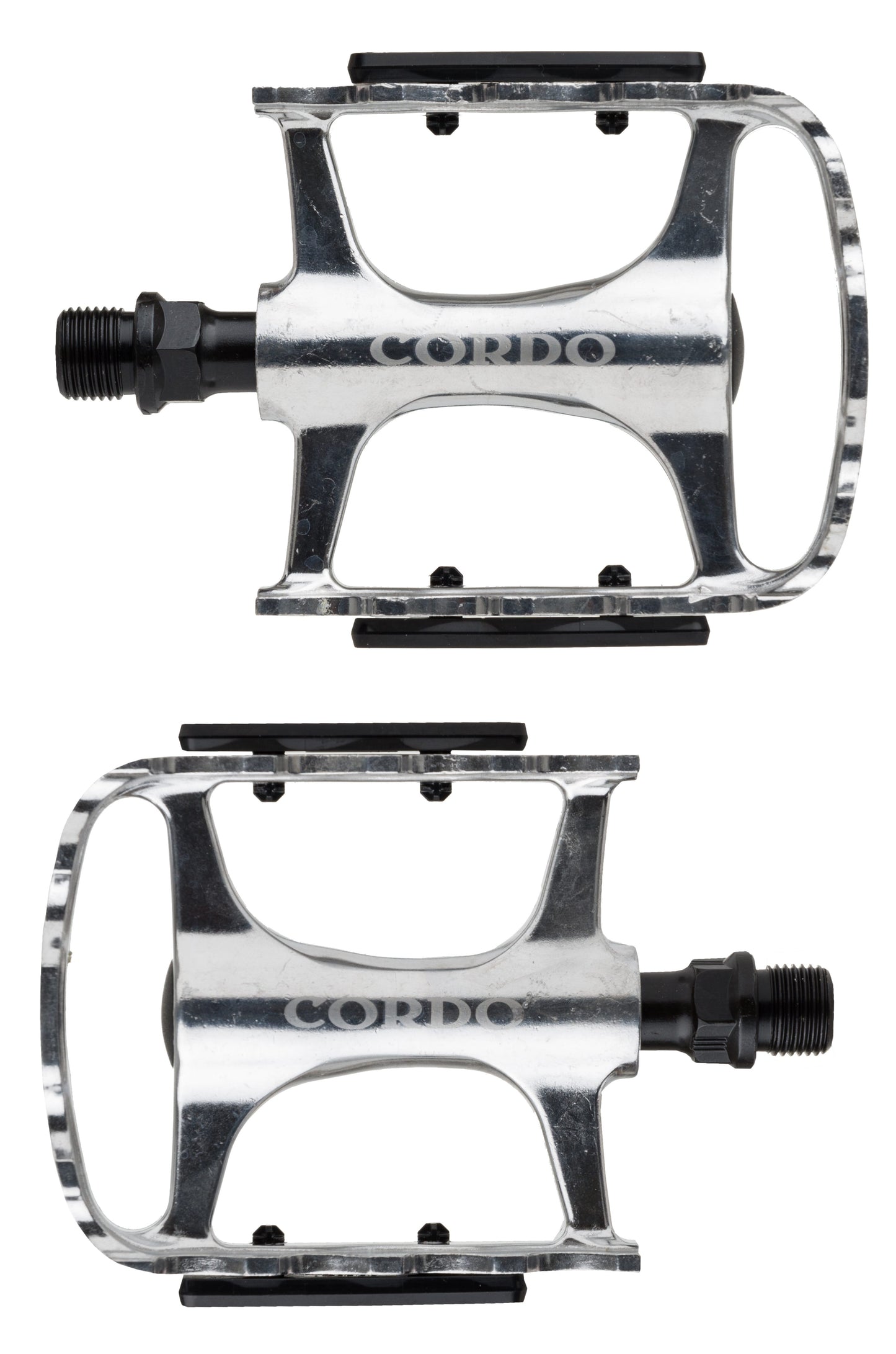 Cordo pedale trekking alluminio argento