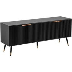 Mueble de pared salón bajo 150x60x39 negro