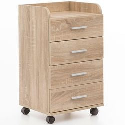 Cajonera móvil br sonoma 4 cajones