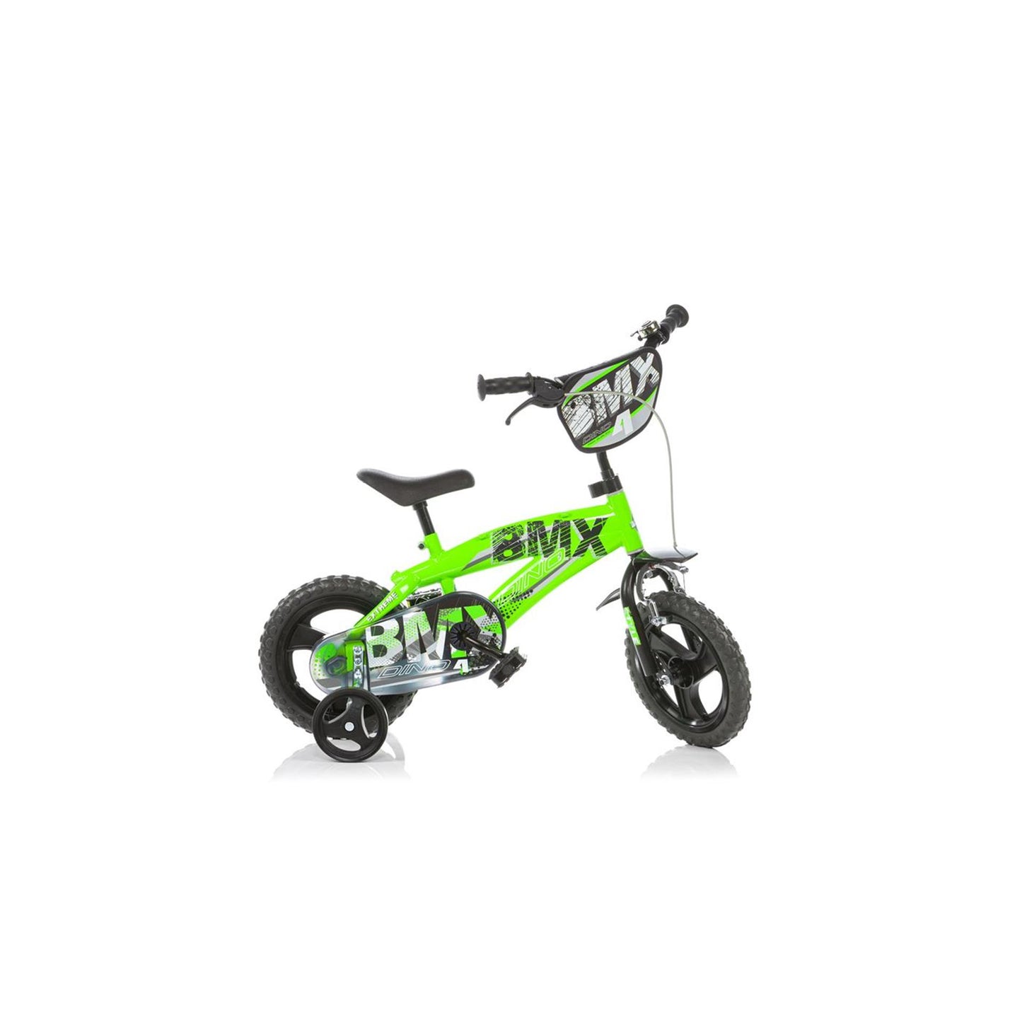 Dino bikes bicicleta infantil dino BMX verde 12 pulgadas