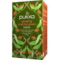 Tè pukka catering ginseng matcha