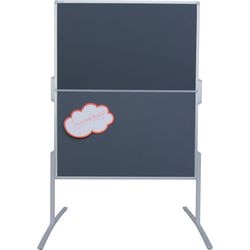 Tablero de presentación franken fieltro no magnético independiente 1200 x 1500 mm