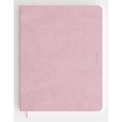 Blocco note De Kempen A5 con rilegatura a righe, copertina morbida rosa