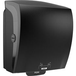 Dispensador de rollos de papel toalla katrin kat82070 negro