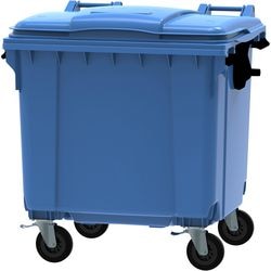 Caja de almacenamiento bl 100603 sin marca con tapa de 1100l