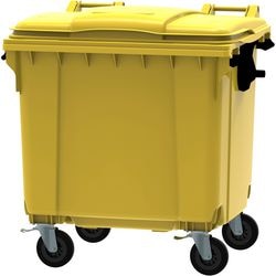 Caja de almacenamiento gl 150112 sin marca con tapa de 1100l