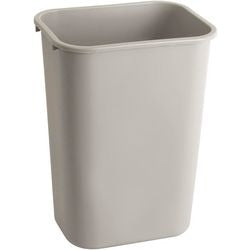 Papelera de reciclaje Rubbermaid rectangular gris 39 l PE (polietileno)