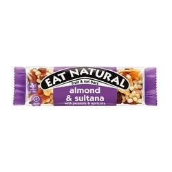 Barretta colazione mangia mandorla naturale, uva sultanina 12 pezzi da 40 g