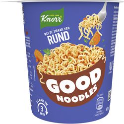 Zuppa istantanea unox 68203129 tazza di noodles buoni di manzo