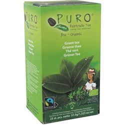 Tea puro 550643 tè verde confezione da 25