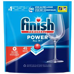 Pastillas lavavajillas Finish 47006104 power all-in-1 45 pastillas
