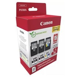 Cartucho de tinta 5224b015 canon 2x pg-540l 1x cl-541xl original